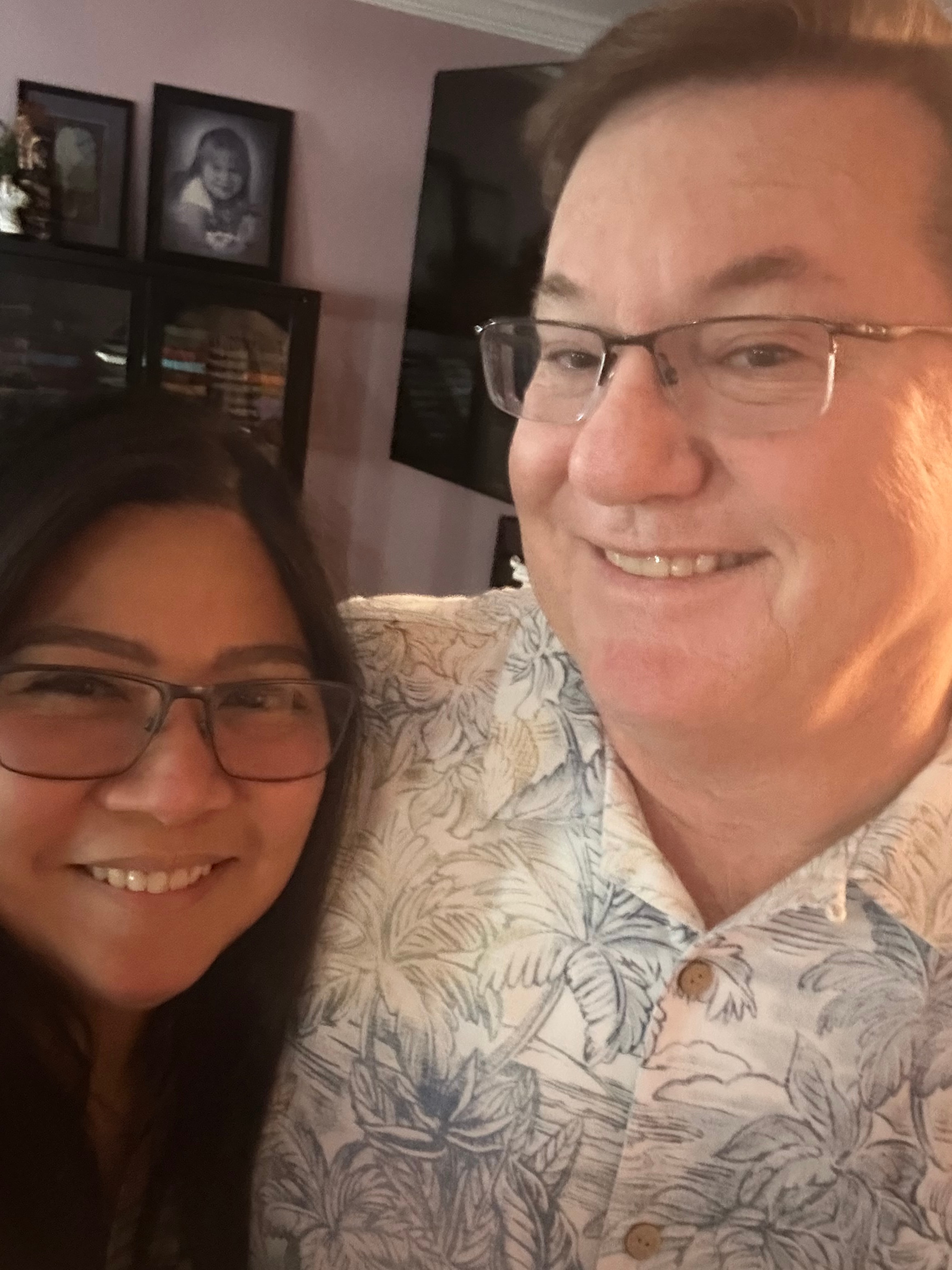Jennifer Mary and Tom smiling — a real Filipino-American love story